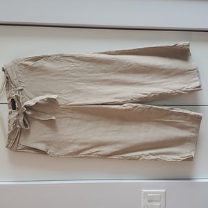 Banana Republic Linen Blend Crop Pants